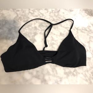 Roxy LG black bikini top